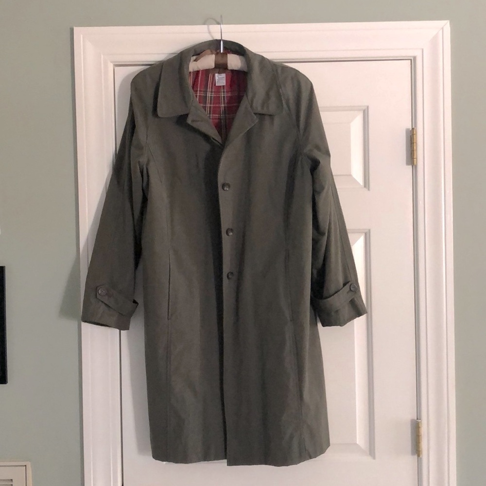 Pendleton Olive Trench Coat